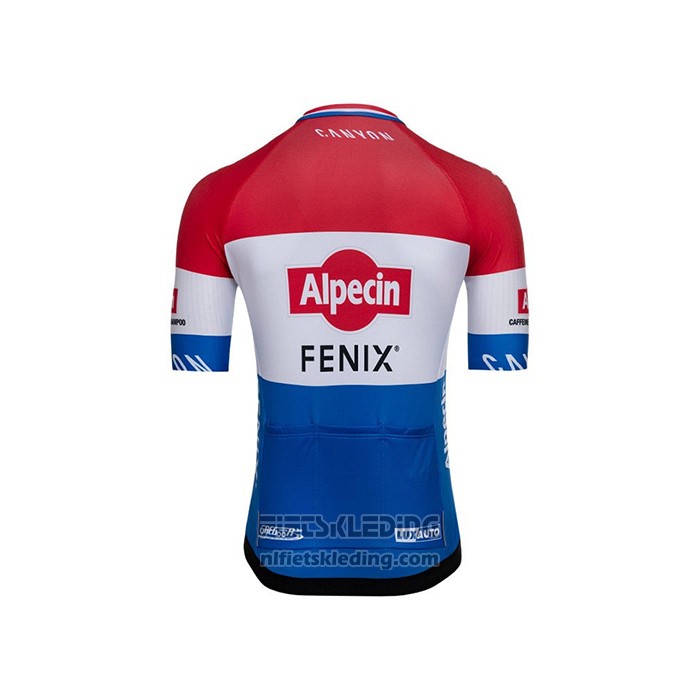2021 Fietskleding Alpecin Fenix Kampioen Nederland Korte Mouwen en Koersbroek